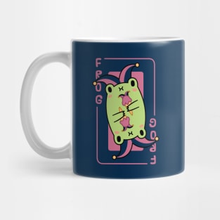 Cute Frog Joker Card Mug